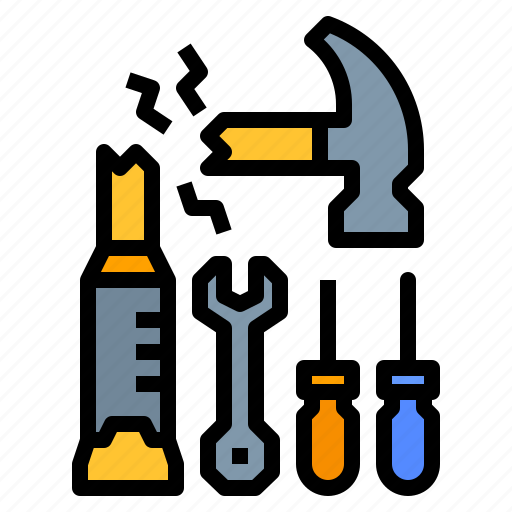 Critical, equipment, hammer, screwdriver, tool icon - Download on Iconfinder