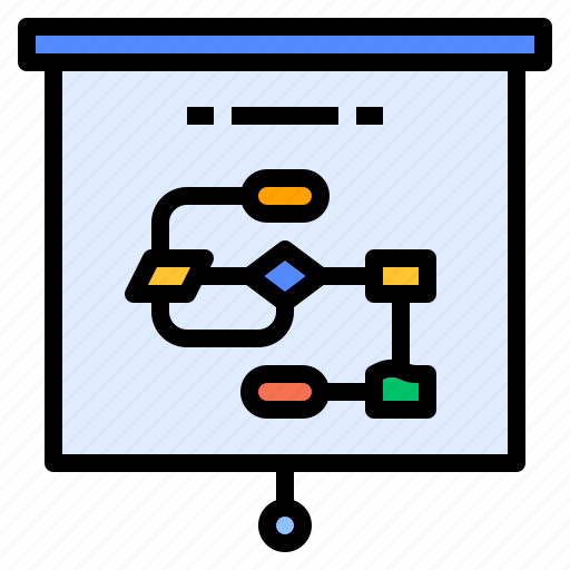 Business, flowchart, planning, screen, strategy icon - Download on Iconfinder