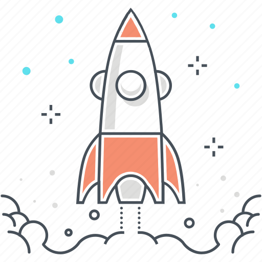 Achievement, adventure, beginnings, business, commerce, exploration, rocket icon - Download on Iconfinder