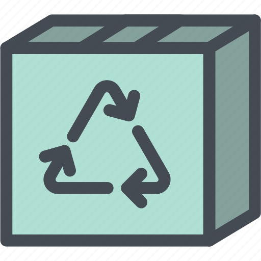 Business, logistics, recycle, recycled, recycled product, recycling box, waste icon - Download on Iconfinder