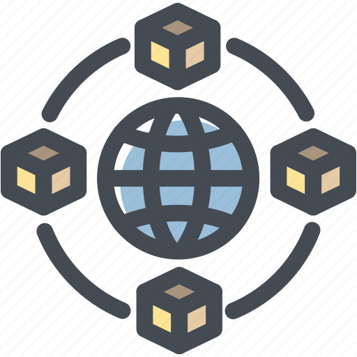 Box network, business, logistics, network, ship, shipping, supply icon - Download on Iconfinder