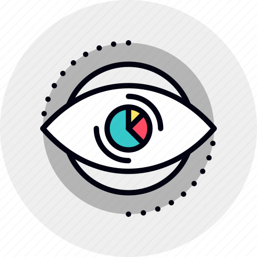 Analysis, audit, eye, finance, market, marketing, vision icon - Download on Iconfinder