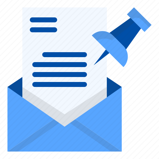 Document, important, mail, pinned, reminder icon - Download on Iconfinder