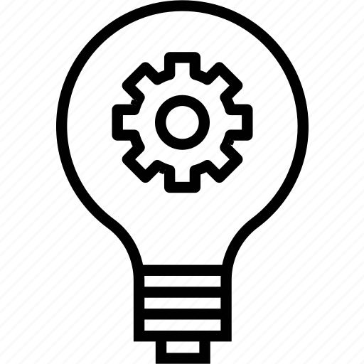 Engineering, engineer, lightbulb, gear, idea, innovation, creative icon icon - Download on Iconfinder