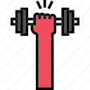 strength, biceps, gym, training icon icon