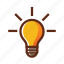 bulb, business, colors, idea, light, solution 