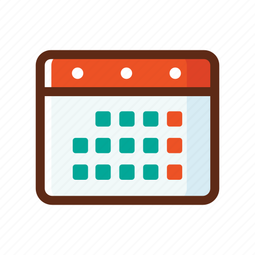 Agenda, business, calendar, colors, schedulle icon - Download on Iconfinder