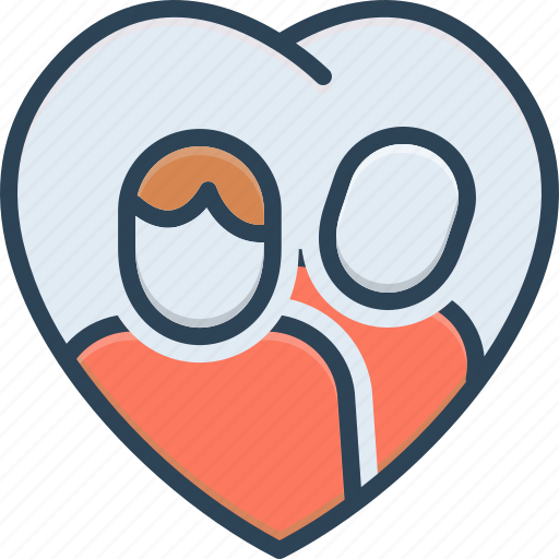 Couple, duet, family, heart, person, relationship, spouse icon - Download on Iconfinder