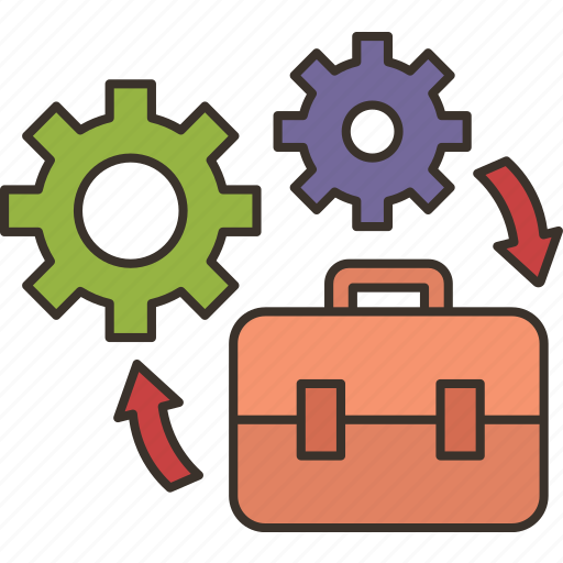 Business, process, system, management, mechanism icon - Download on Iconfinder
