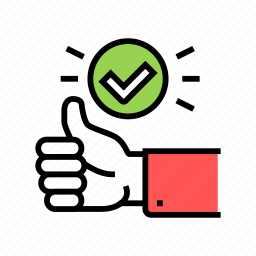 Approved, business, ethics, gesture, good, moral icon - Download on Iconfinder