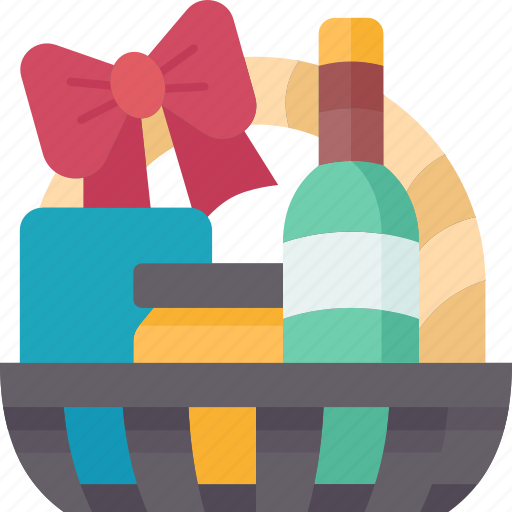 Gift, basket, present, festive, celebration icon - Download on Iconfinder