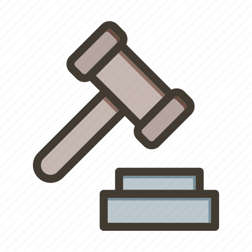 Auction, law, hammer, justice, bid icon - Download on Iconfinder