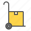 box cart, cart, online, shop 