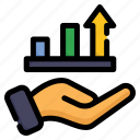 investment, business, graph, growth, hand, analysis, chart