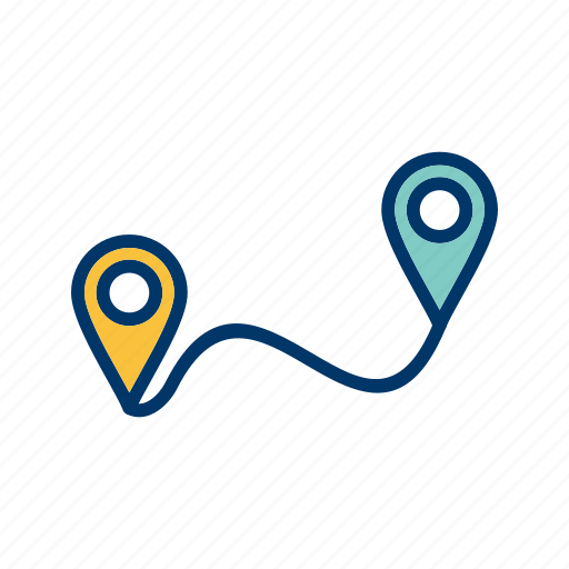 Path, destination, location icon - Download on Iconfinder