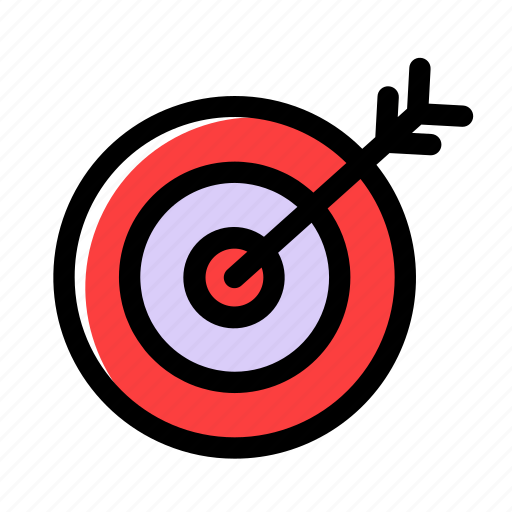 Target, arrow, bullseye, focus, goal, marketing, success icon - Download on Iconfinder