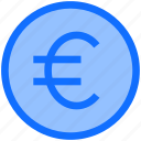 coin, euro, money, finance, business, currency