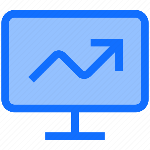 Chart, graph, monitor, finance, business, earning icon - Download on Iconfinder