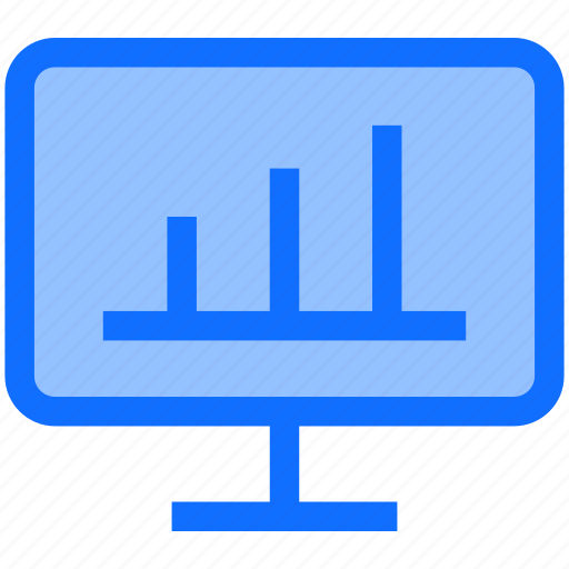 Chart, graph, bar, finance, business, monitor icon - Download on Iconfinder