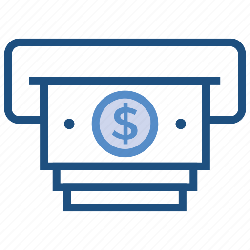 Atm, business, business & finance, cash, dollar, dollar notes icon - Download on Iconfinder