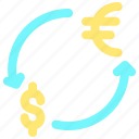 currency, dollar, euro, exchange, money