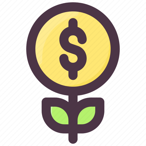 Growth, investment, money, profit, tree icon - Download on Iconfinder