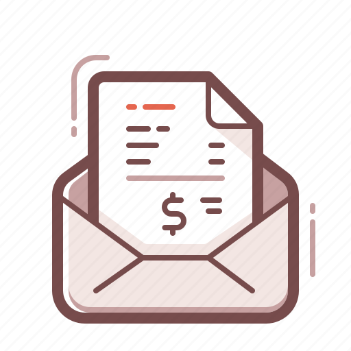 Bill, invoice, mail, salary icon - Download on Iconfinder
