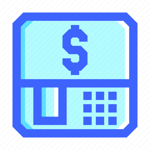 Business, finance, commerce, atm, withdrawal icon - Download on Iconfinder