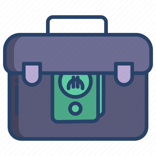Briefcase, money2 icon - Download on Iconfinder