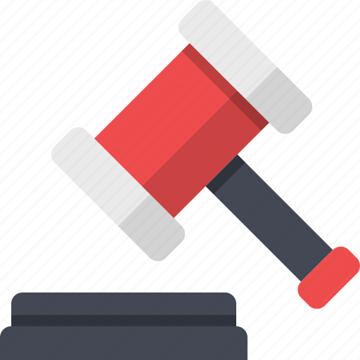 Auction, justice, law, court, gavel, hammer icon - Download on Iconfinder