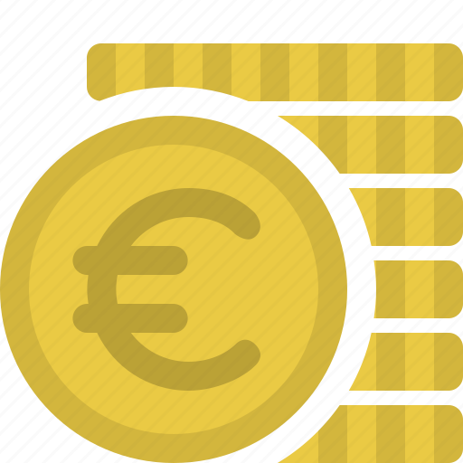 Coins, euros, money, cash, currency, payment, finance icon - Download on Iconfinder