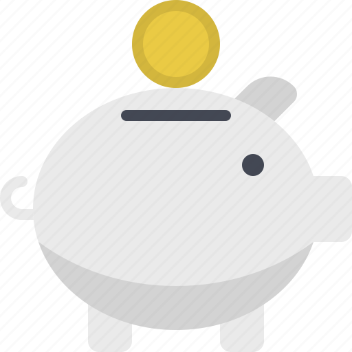 Coins, piggy, piggy bank, save, deposit, investment, savings icon - Download on Iconfinder