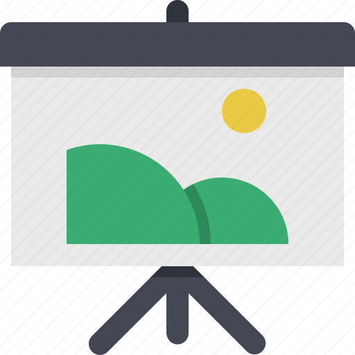 Photo, picture, presentation, photography, powerpoint, artwork, image icon - Download on Iconfinder