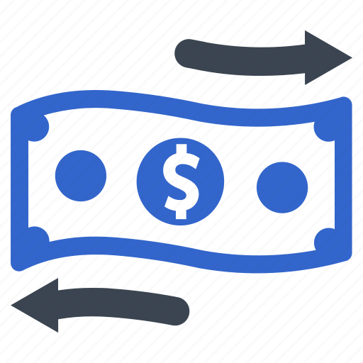 Currency, dollar, exchange rate, finance, money transaction, money transfer icon - Download on Iconfinder