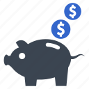 coins, finance, piggy bank, savings