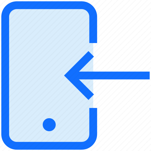 Mobile left arrow, finance, phone, business, arrow, cell phone icon - Download on Iconfinder