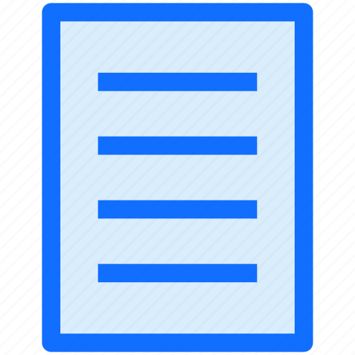 File, finance, paper, business, document, list, note icon - Download on Iconfinder