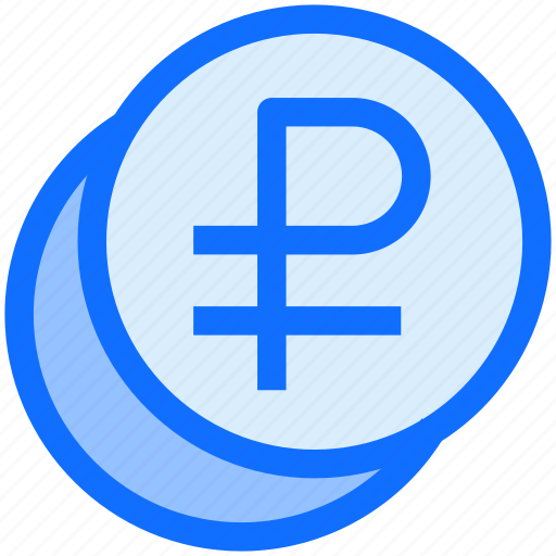 Finance, coins, money, business, ruble, currency icon - Download on Iconfinder