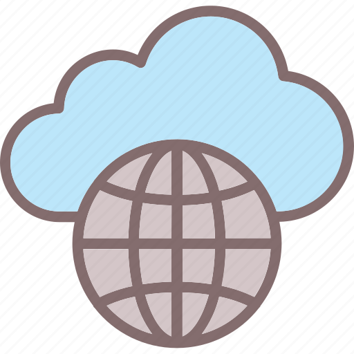 Cloud connectivity, cloud service, globe, network icon - Download on Iconfinder