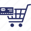 cart, credit card, internet acquiring, online shopping, trolley 