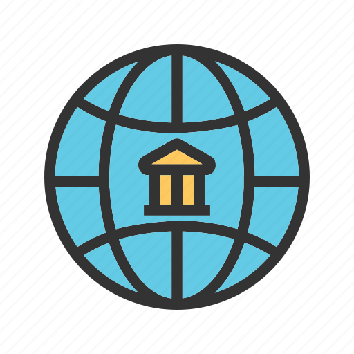 Bank, business, finance, financial, global, stock, world icon - Download on Iconfinder