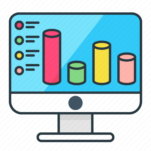 Analytics, business, chart, computer, finance, graph, round bar icon - Download on Iconfinder