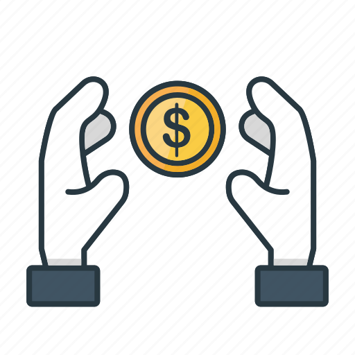 Business, currency, dollar, finance, hand, money, received icon - Download on Iconfinder