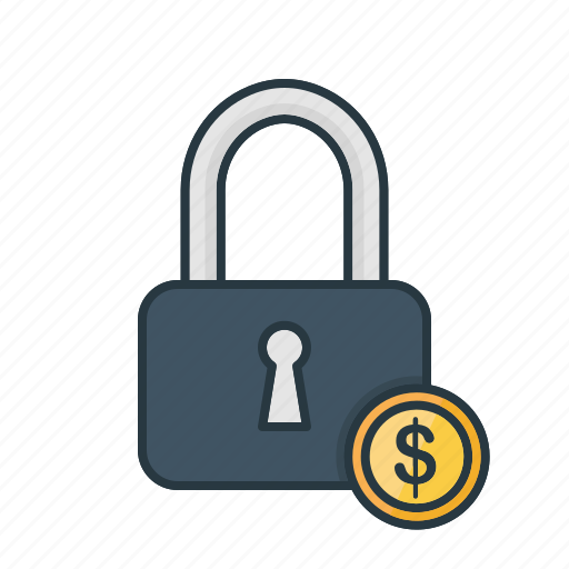 Currency, dollar, finance, money, padlock, protection, safe icon - Download on Iconfinder