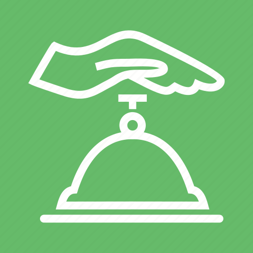 Bell, counter bell, customer, hand, hotel, ring, ringing icon - Download on Iconfinder