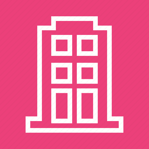 Apartment, apartments, block, building, flats, home, residential icon - Download on Iconfinder