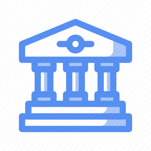 Bank, banking, building, business, company, courthouse, finance icon - Download on Iconfinder