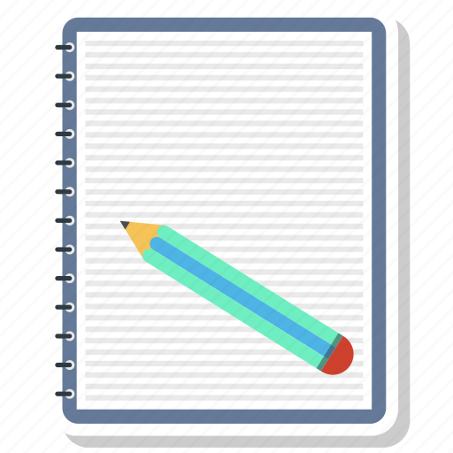 Draw, edit, note, notepad, page, pencil, text icon - Download on Iconfinder