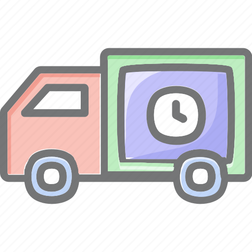 Transport, truck, van, courier icon - Download on Iconfinder