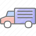 courier, delivery, transport, truck